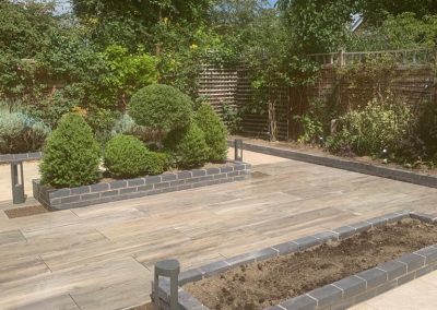 During garden and landscaping patio and paving installation cotswolds