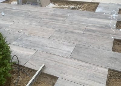 During garden and landscaping patio and paving installation cotswolds