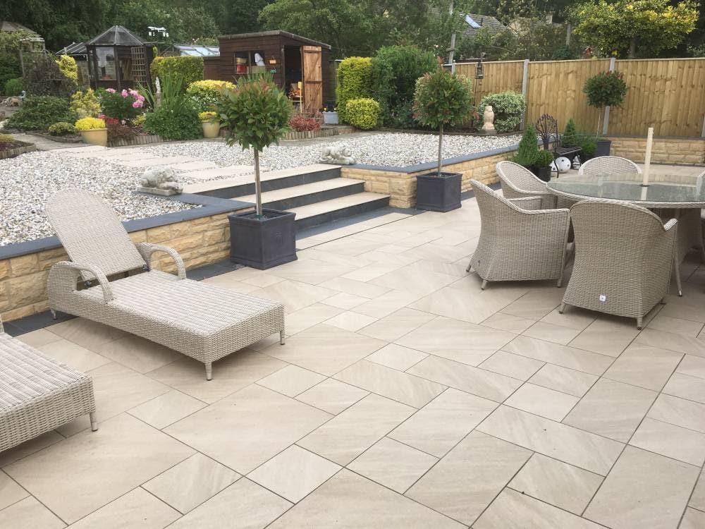 Patio and landscpaing project installation and design cotswolds